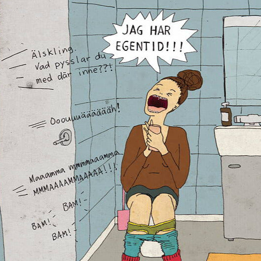 Magnet Hej hej vardag "Egentid"