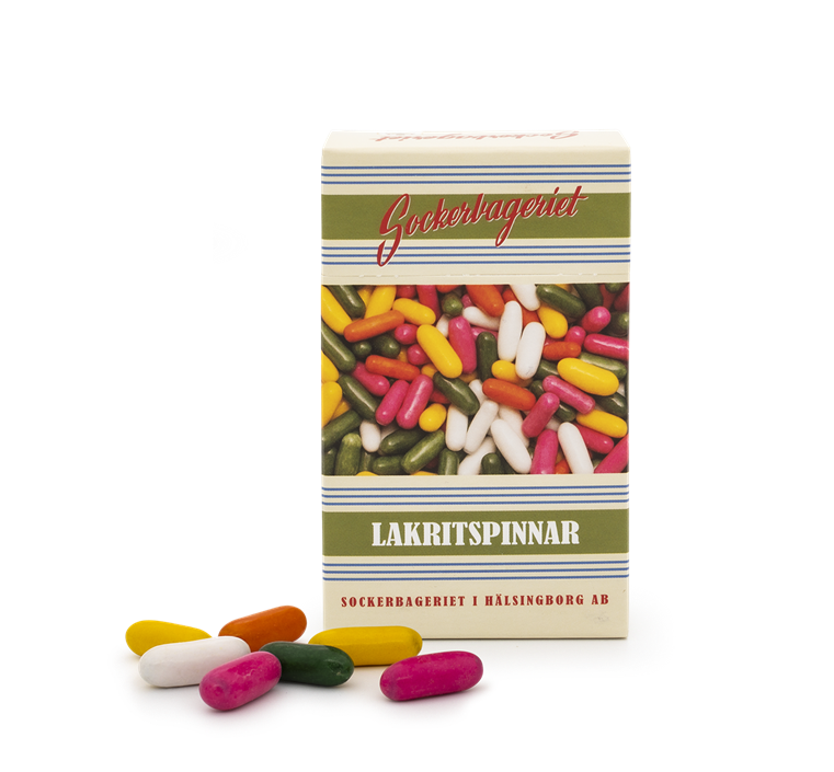 Lakritspinnar, 100g