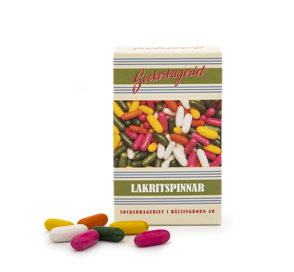 Lakritspinnar, 100g