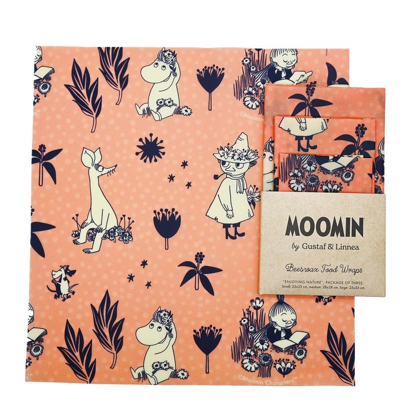 Bivaxdukar Moomin by G&L "Enjoying nature", 3-pack