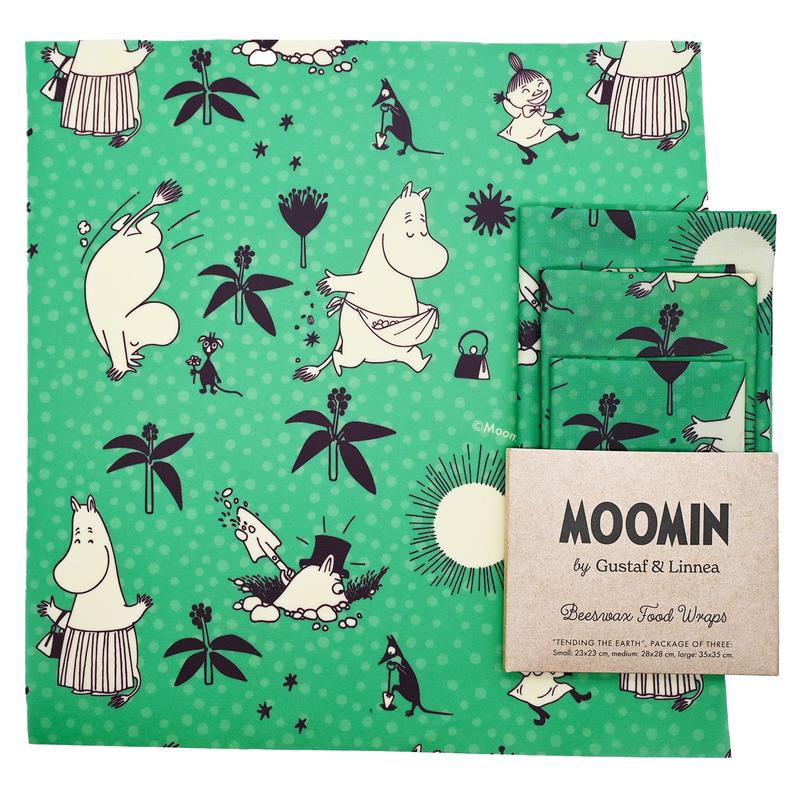 Bivaxdukar Moomin by G&L "Tending the earth", 3-pack