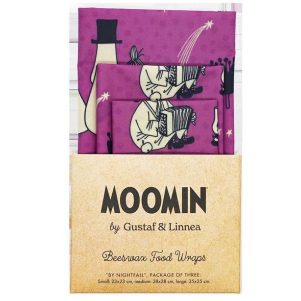 Bivaxdukar Moomin by G&L "By nightfall", 3-pack