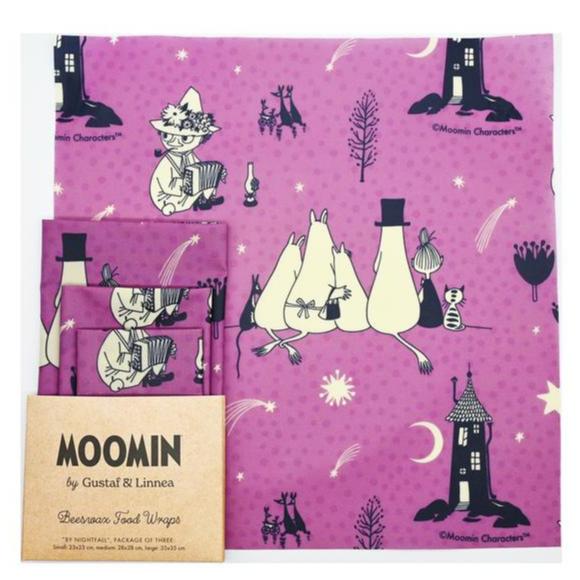 Bivaxdukar Moomin by G&L "By nightfall", 3-pack