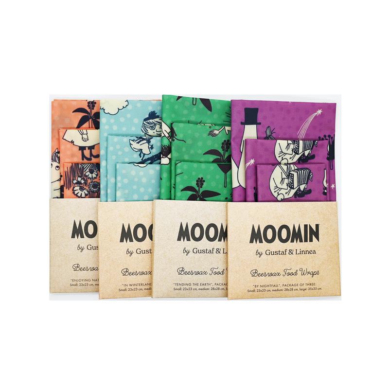 Bivaxdukar Moomin by G&L "Tending the earth", 3-pack