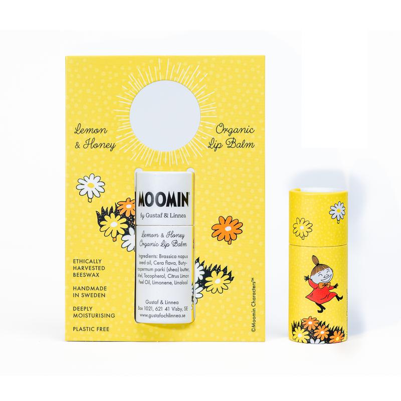 Moomin by G&L - Läppcerat av bivax med citron & honung, 8.5g 57x22mm