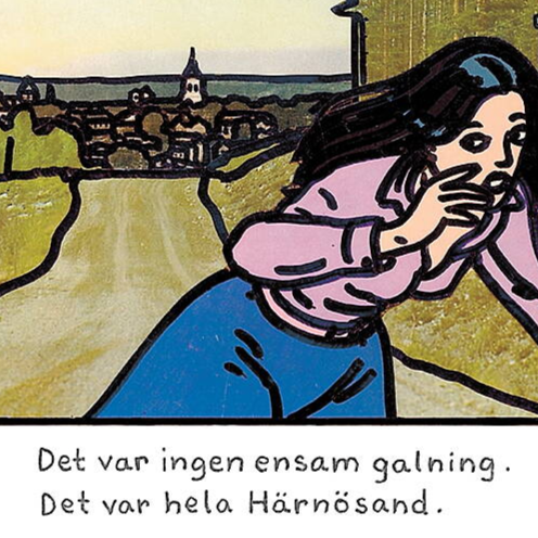 Vykort Jan Stenmark "Härnösand"