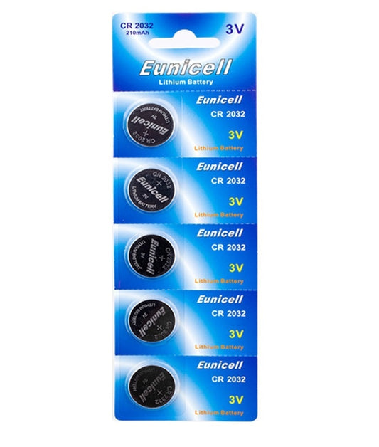 CR2032 batterier, Eunicell 5-pack - Fast tvål, kaffe & lakrits - Katoppa.se Karlskoga