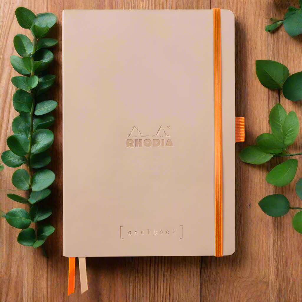 Rhodia GoalBook Anteckningsbok A5, Rose smoke