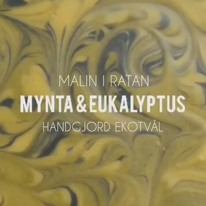 Ekotvål Mynta & Eukalyptus, 40g Liten Malin i Ratan