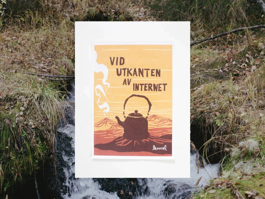 Poster "Kanten" A2 - Fast tvål, kaffe & lakrits - Katoppa.se Karlskoga